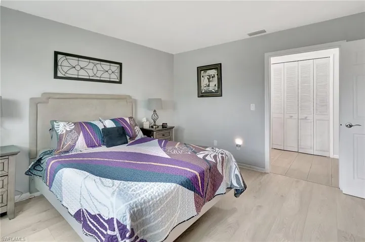 Bedroom featuring light wood-type flooring