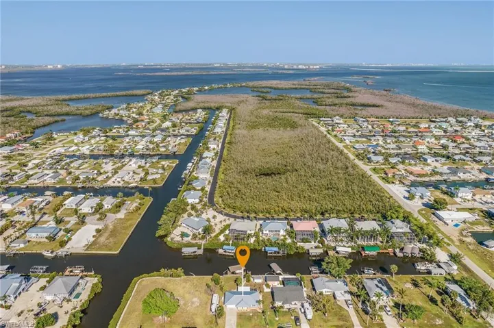 Aerial Looking East.