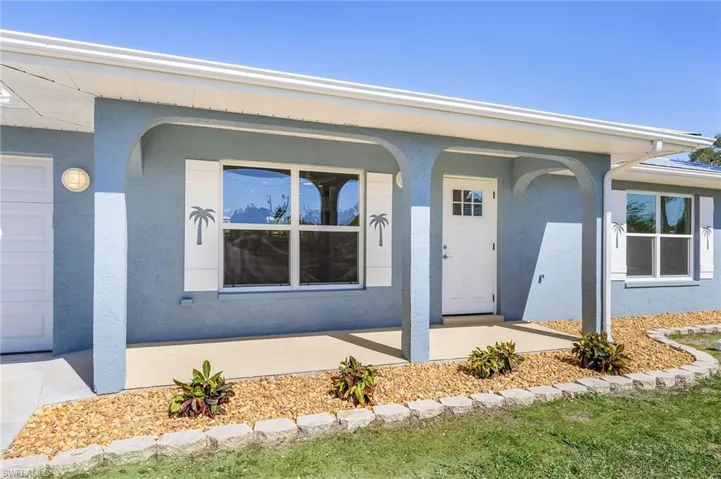 Front entry to home.