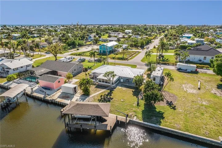 Aerial looking west.