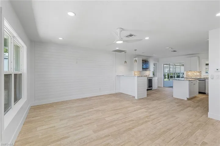 Open Great Room and Kitchen.