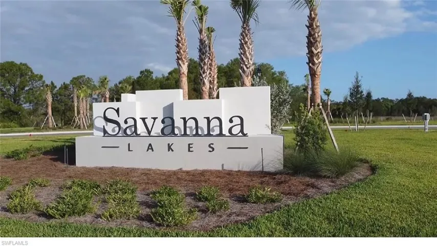 Community monument signage featuring dimensional lettering