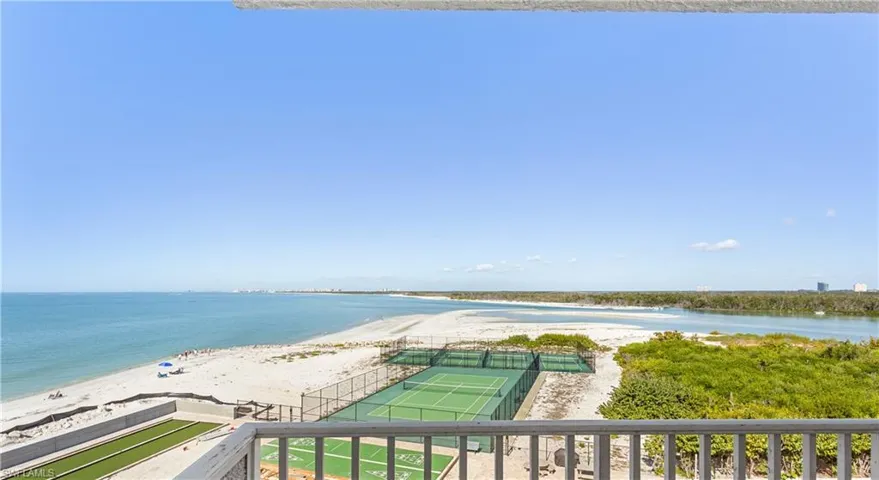 Gulf & Coastal Views to Sanibel from the back open balcony