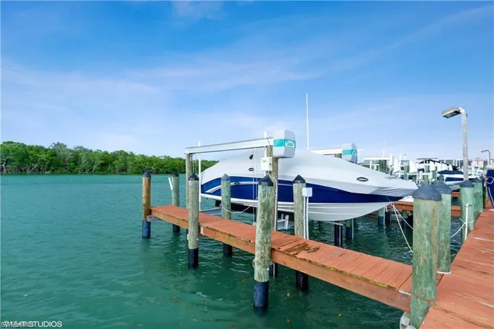 Boat docks available for lease or purchase.