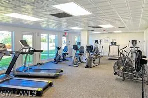 Spacious fitness center with all new equipment!