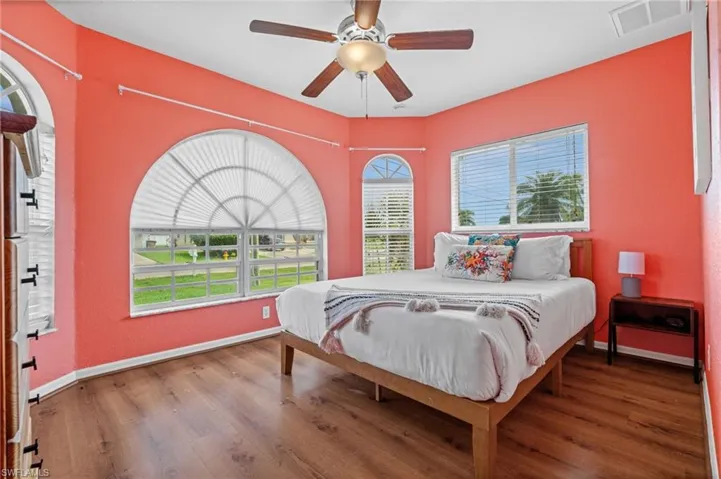 Currently used as a bedroom, the new owners are afforded a home office, a den, or a hobby room. The possibilities are endless.