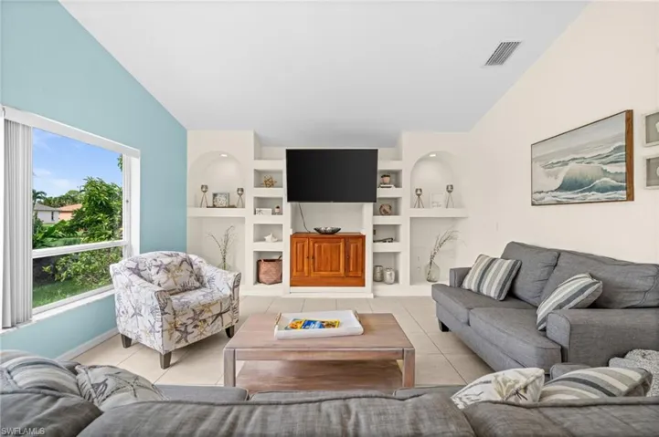 Lovely built-ins add charm and character.