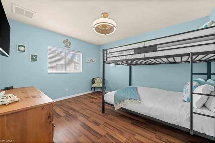 Bedroom No. 3 would easily accommodate a king size bed.