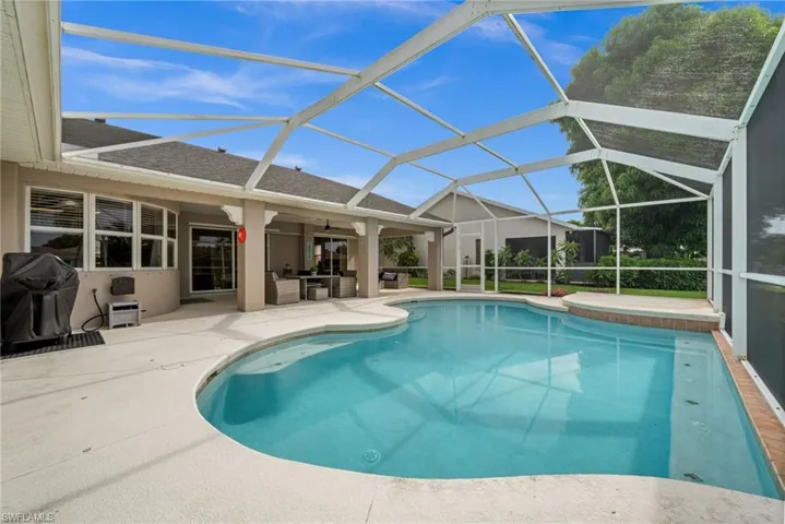 Bring your pool toys and your lounge chairs. A few potted plants. Make this abundant outdoor space your SW Florida oasis.