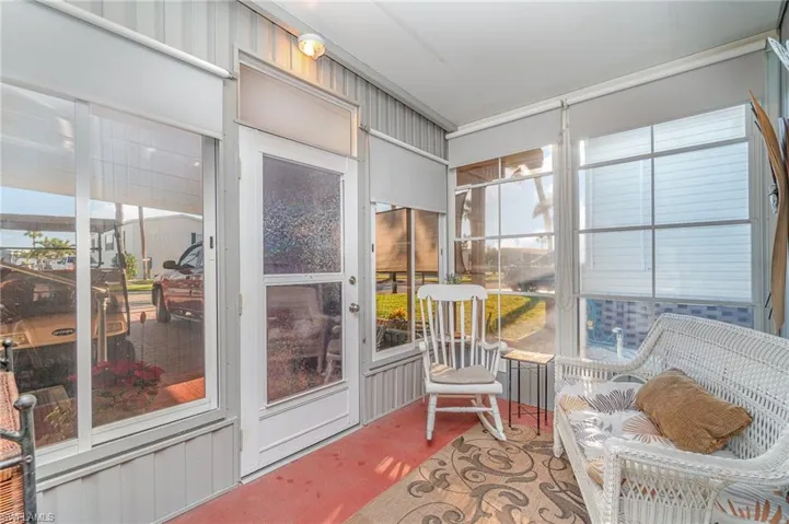 FRONT SCREENED SUN ROOM