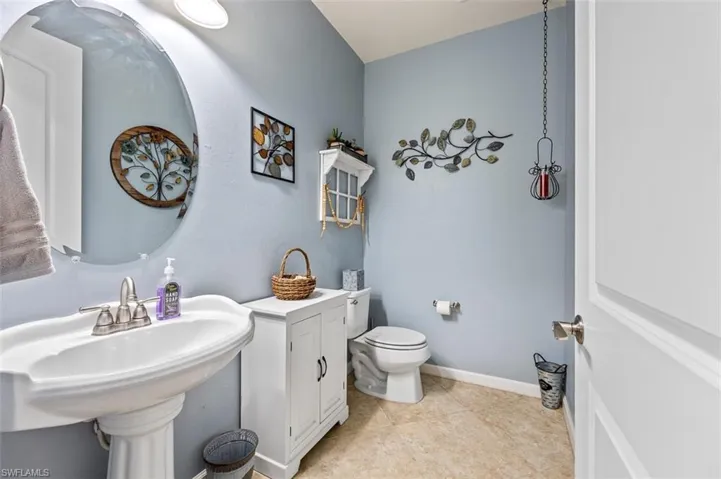 Downstairs half bath
