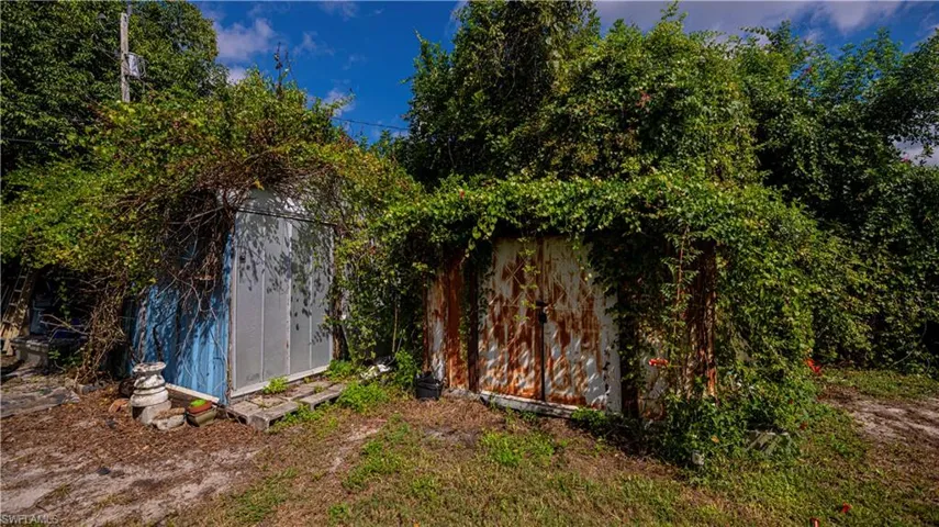 View of outdoor structure