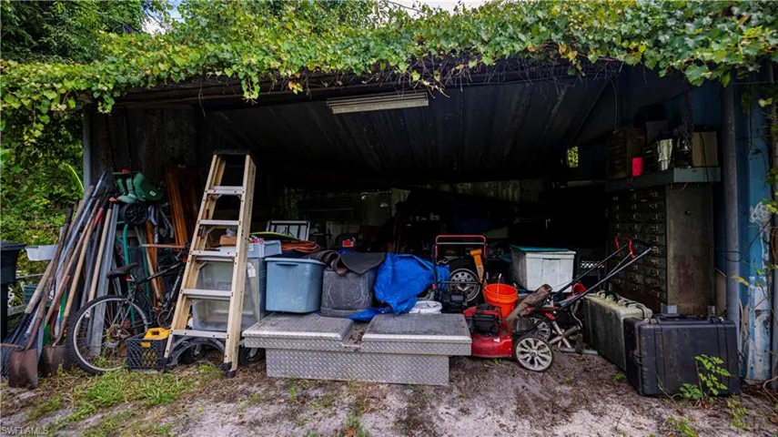 View of outbuilding