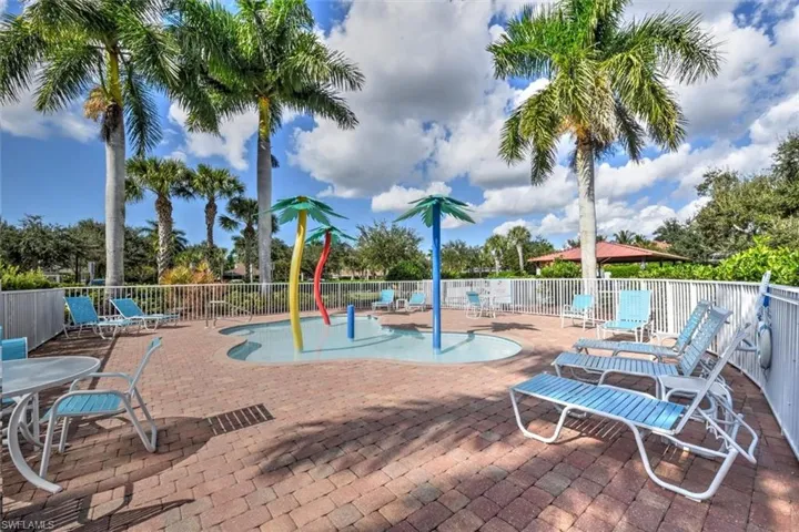 Children's pool area located within the community amenity center.
