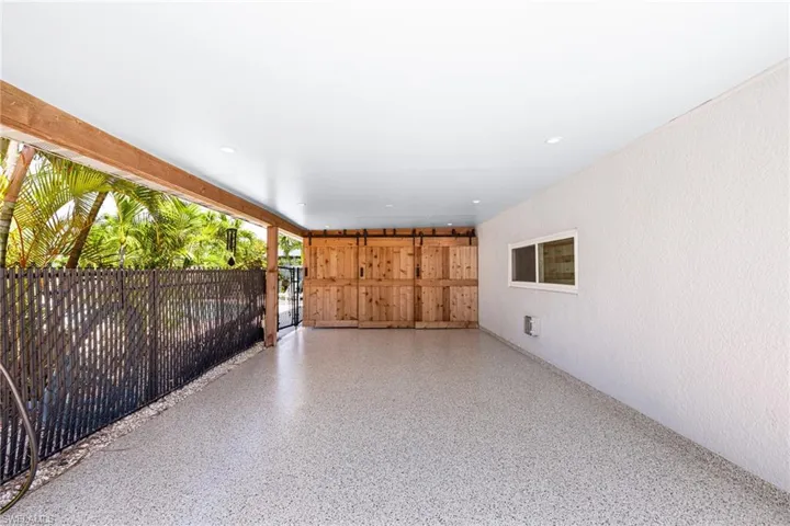 Carport with extra storage