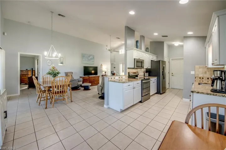 From Kitchen looking thru to Owners Suite
