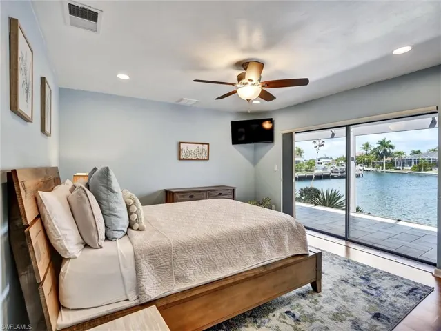 First Guest Bedroom with a lovely view to the water