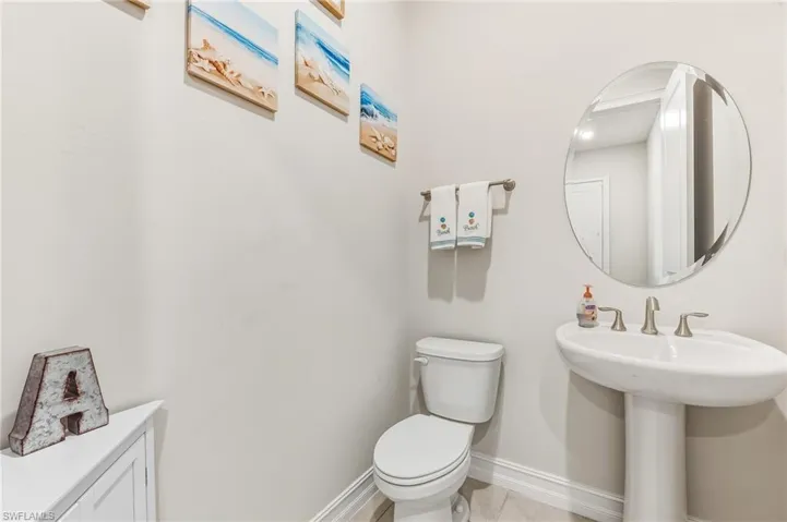 Convenient Half Bath