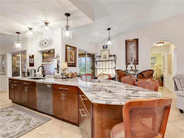 Open entertaining area