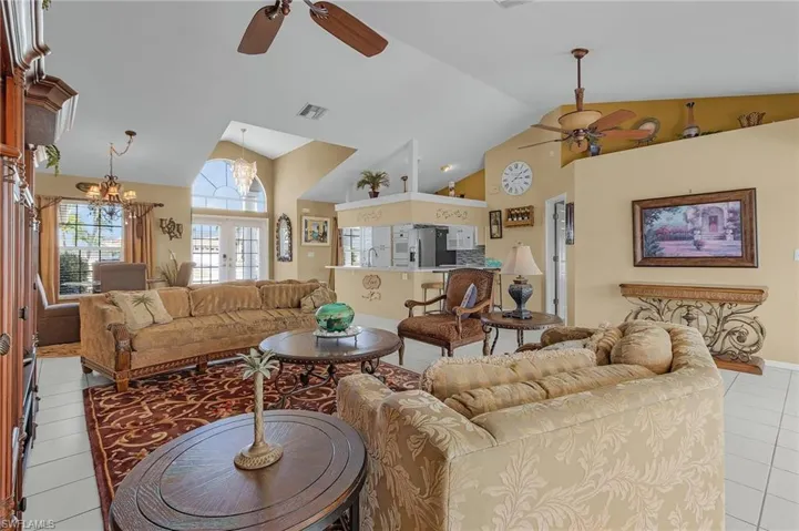 Large open concept living room