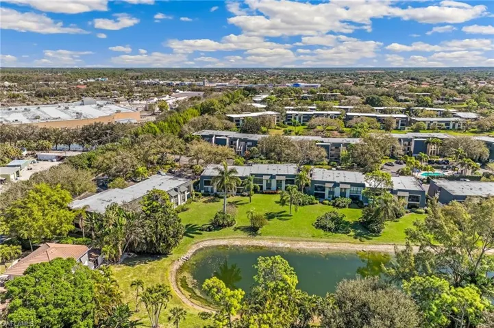Aerial view of complex