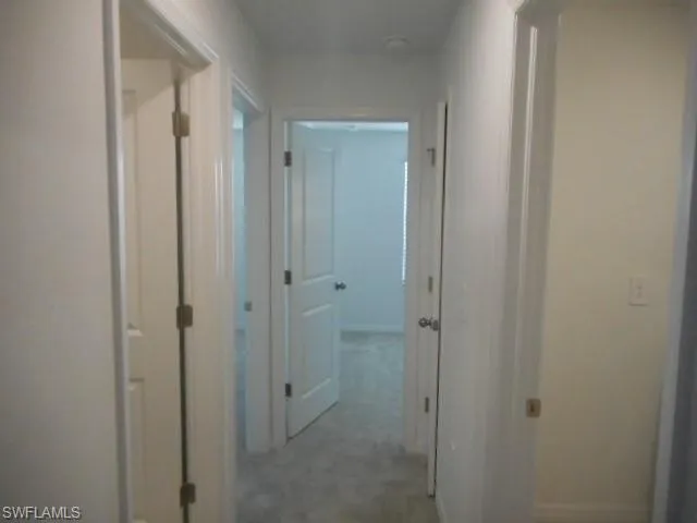Hall with carpet