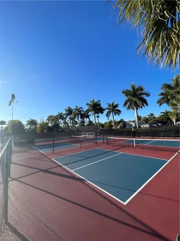 View of tennis/ pickle-ball court
