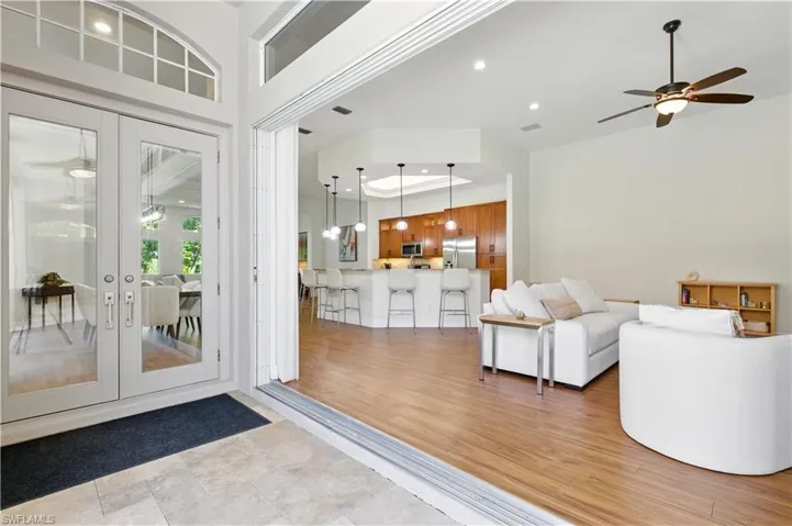 The Sliders off the Family Room...indoor/outdoor living
