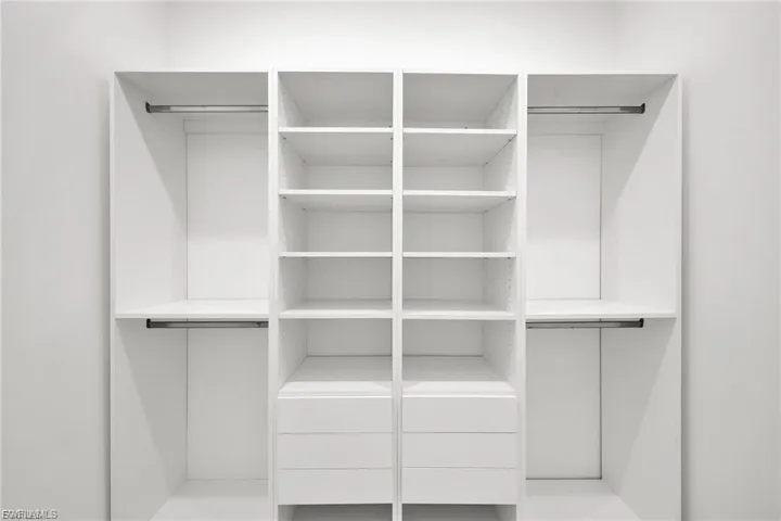 View of closet