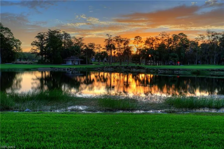 sunrise over the lake