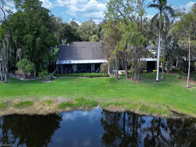 Aerial view of Villa