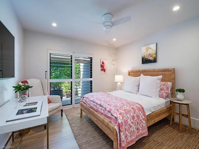 Bedroom featuring access to outside
