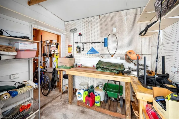 View of storage area