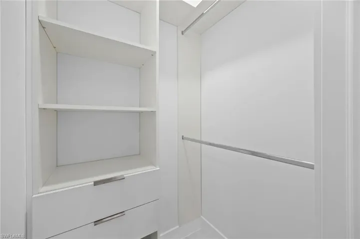 View of spacious closet