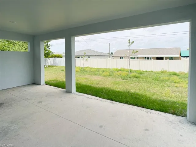 View of patio / terrace featuring fence
