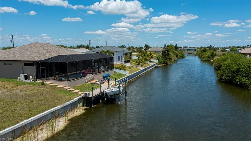 Wide canal with navigable waterways for boating enthusiasts