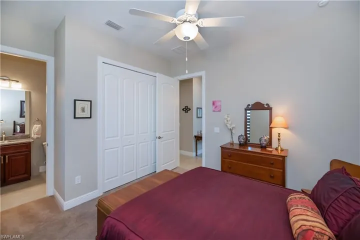 En suite bathroom off of guest bedroom