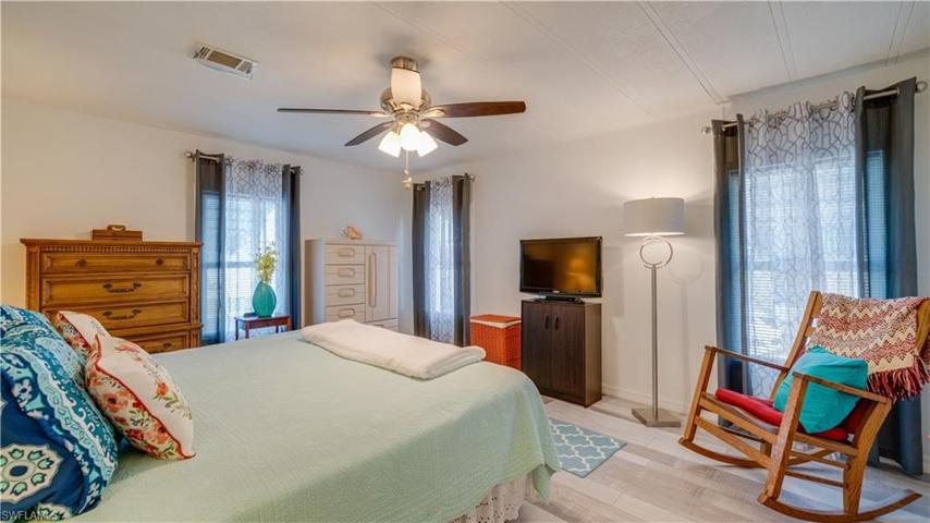 Florida sunshine abounds in this master suite.