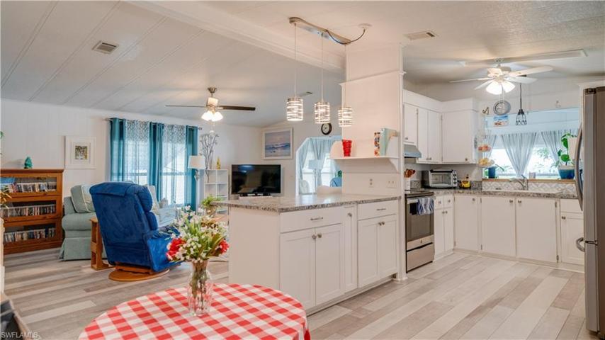 The host or hostess will not be far away from the entertaining festivities in this home. The flow - perfect!
