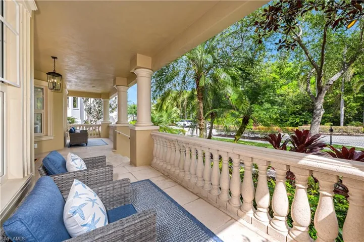View of patio featuring a porch