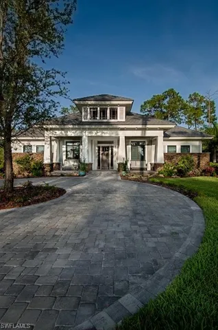 View of front of property with covered porch