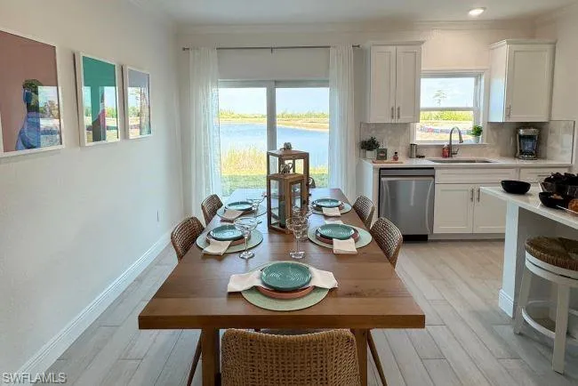 Model home - actual features may vary.