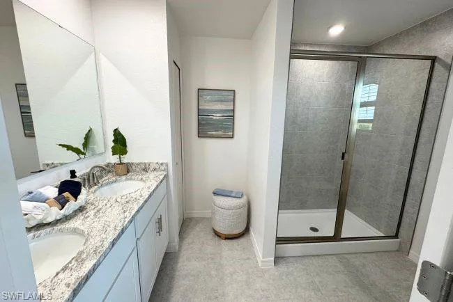 Model home - actual features may vary.