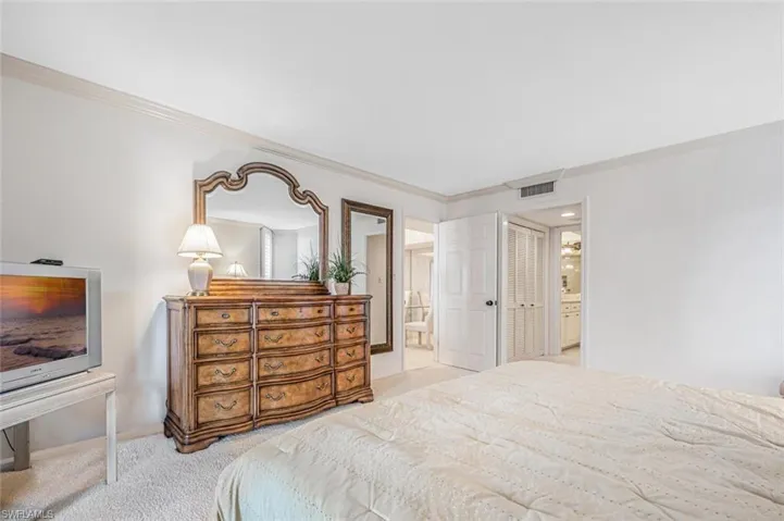 Spacious master with sitting area