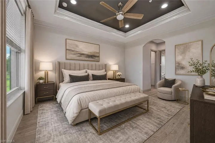 VIRTUALLY STAGED – PRIMARY BEDROOM