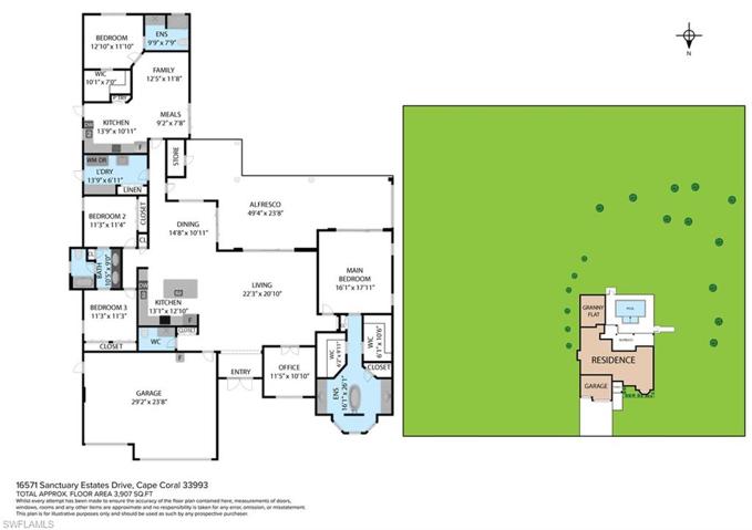 Detailed floor plan.