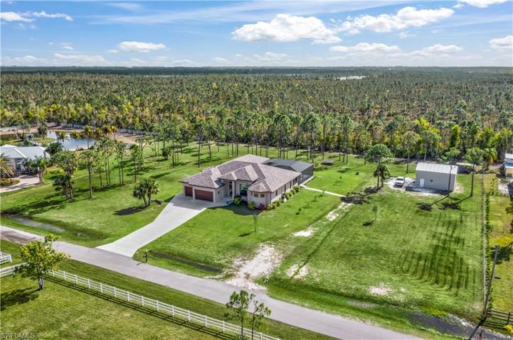 Looking south towards Cape Coral, this is such a beautiful area with very few homes, lots of horses and within a mile of Burnt Store Marina which has restaurants, golf and the largest Marina between Miami and Tampa.