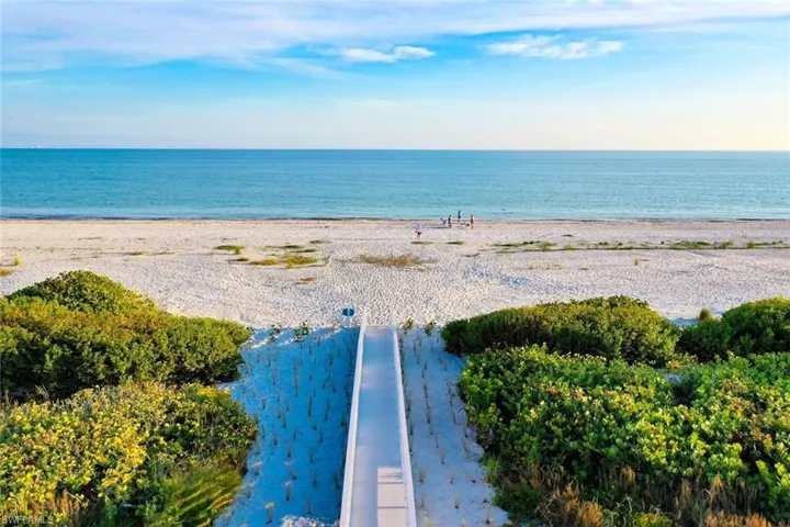 Water view featuring nearby beach