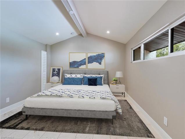 Second floor bedroom in primary suite
