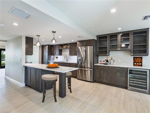 Virtually staged kitchen